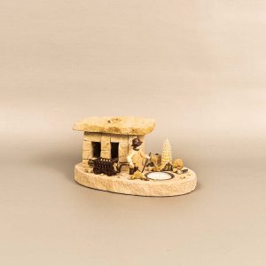 Bruchbude „Waldmann“ mit Teelicht