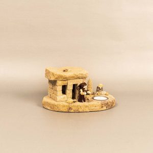 Bruchbude „Pilzfrau“ mit Teelicht