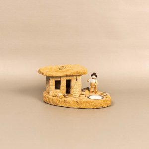 Bruchbude „Wanderer“ mit Teelicht