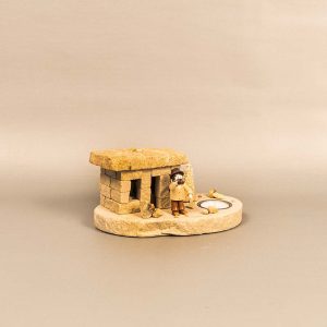 Bruchbude „Spion“ mit Teelicht