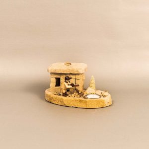 Bruchbude „Kettensäger“ mit Teelicht