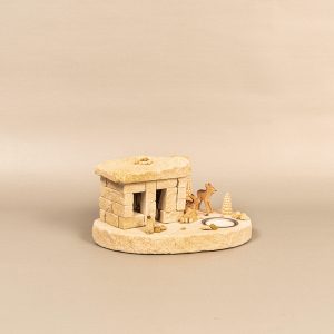 Bruchbude „Reh“ mit Teelicht