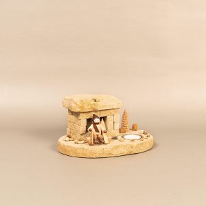 Bruchbude „Winterkinder“ mit Teelicht