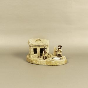 Bruchbude „Winterwanderung“ mit Teelicht