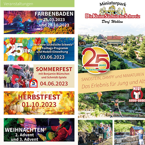 Kleine Sächsische Schweiz - Flyer 2023