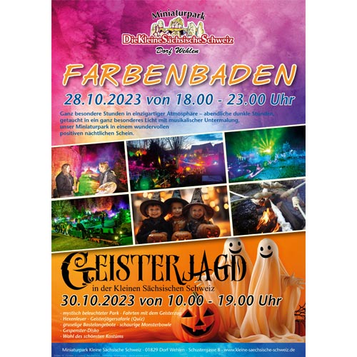 Kleine Sächsische Schweiz - Poster - Farbenbaden